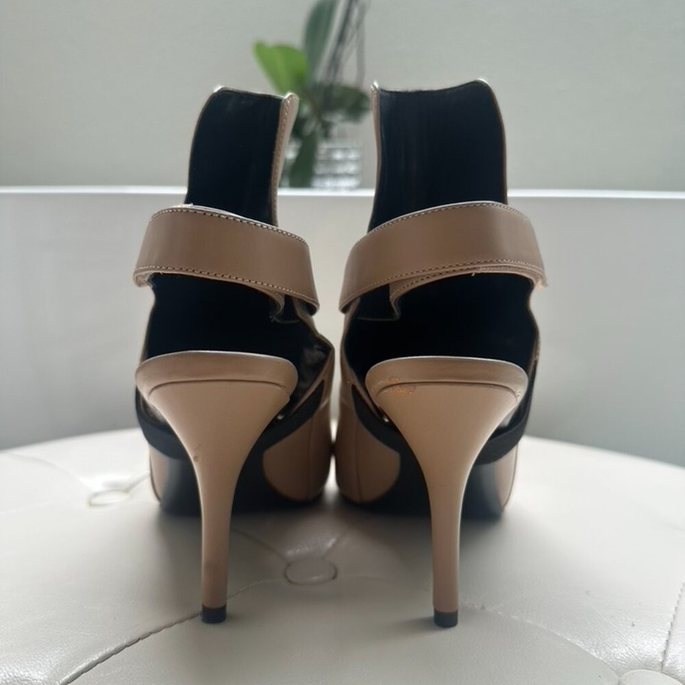 Via Spiga Ida Peep Toe Heeled Sandal Size 6 - Picture 6 of 9